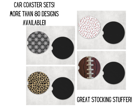 Car Coaster Sets - Your Choice of Design!