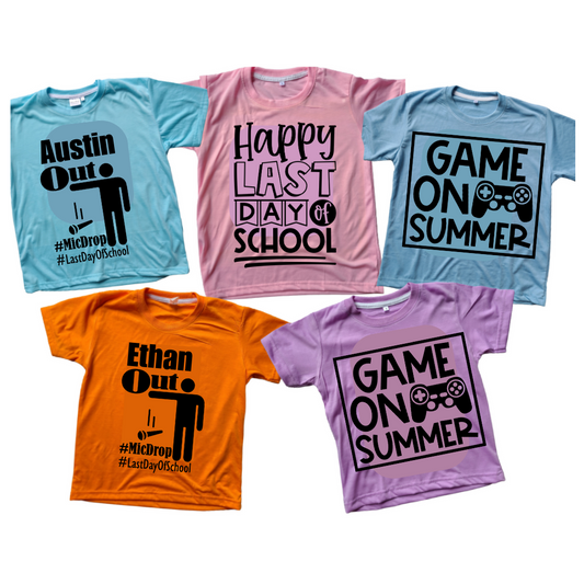 Last Day of School Shirt - Lots of Color Options!