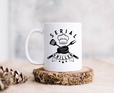 Serial Griller Ceramic Coffee Mug