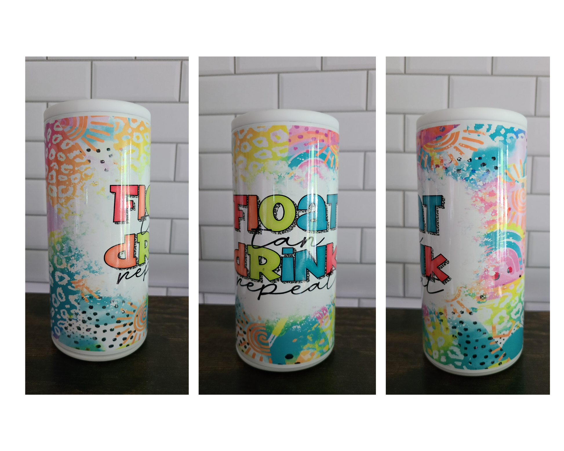 Boat Tan Drink Repeat Tumbler