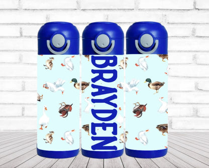 Ducks Flip Top Water Bottle - Personalized