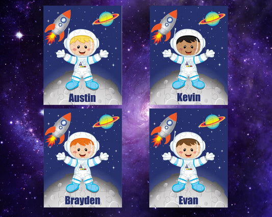 Astronaut Personalized Puzzle for Kids