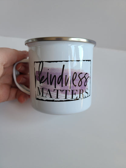 Kindness Matters Small Enamel Mug