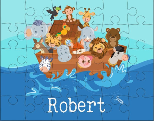 Noah's Ark Personalized Puzzle for Kids