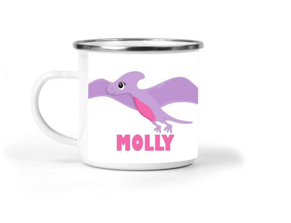 Dinosaur Personalized Small Enamel Mug