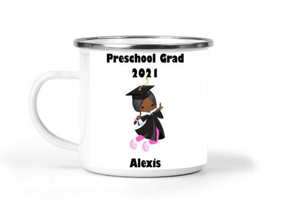 Preschool Graduation Personalized Enamel Mug