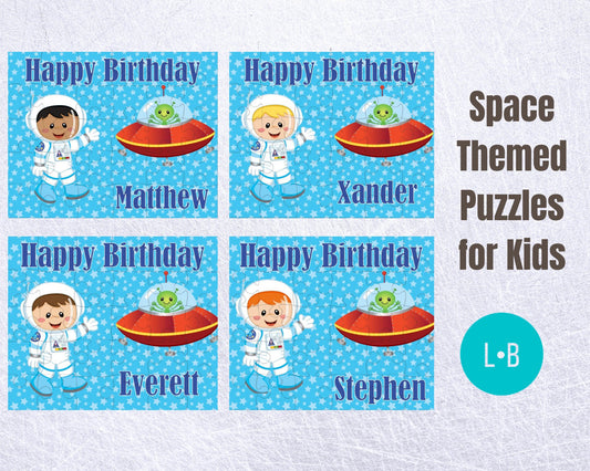 Astronaut Personalized Puzzle for Kids