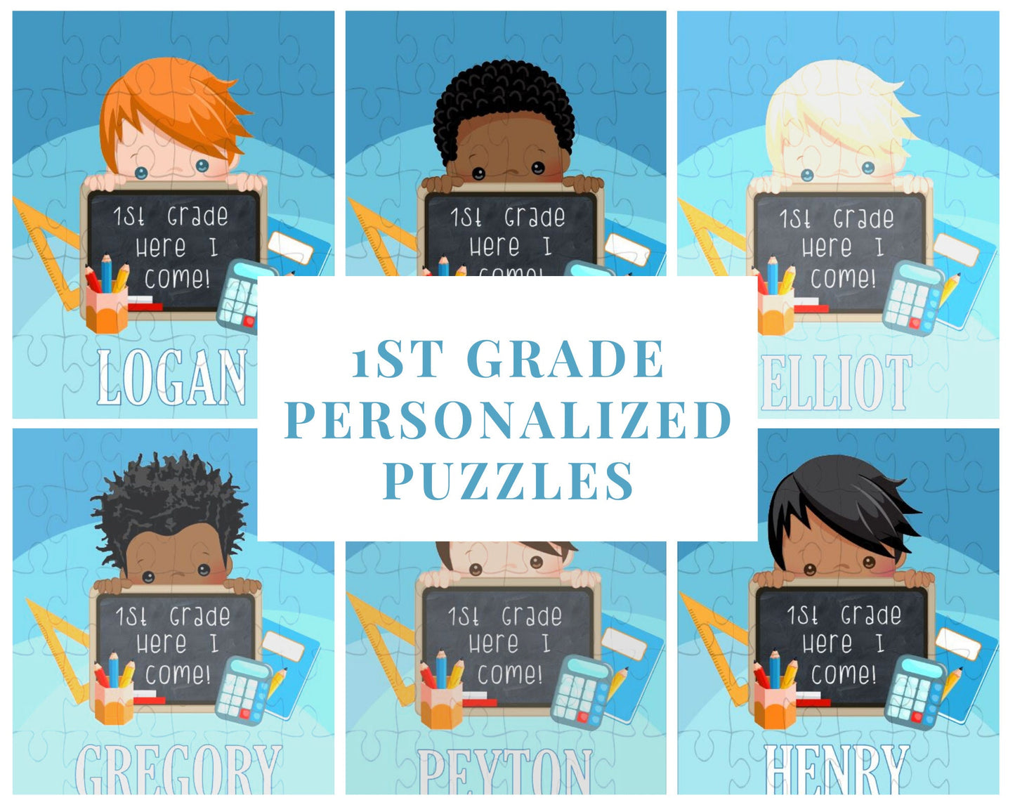 1st Grade Personalized Puzzle