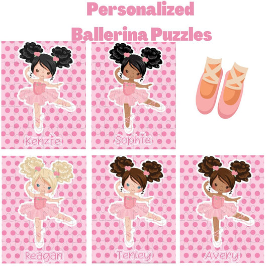 Personalized Ballerina Puzzle