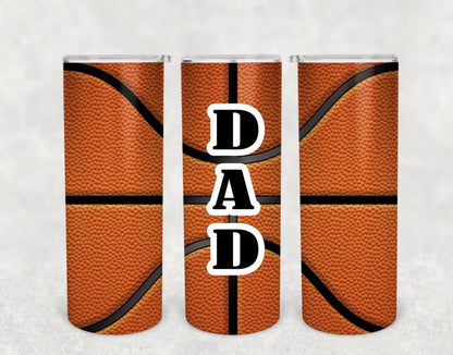 Sports Dad 20 oz Skinny Tumbler - Your Choice of Sport
