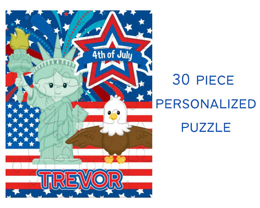 Patriotic Puzzle Personalized