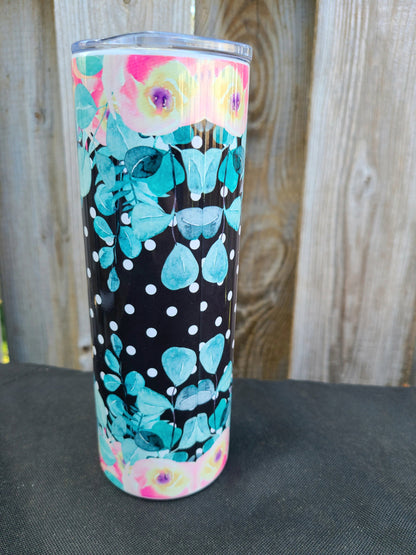 Messy Bun And Getting Stuff Done Skinny Tumbler
