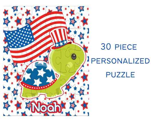 Patriotic Puzzle Personalized