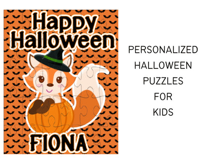 Halloween Puzzle Personalized