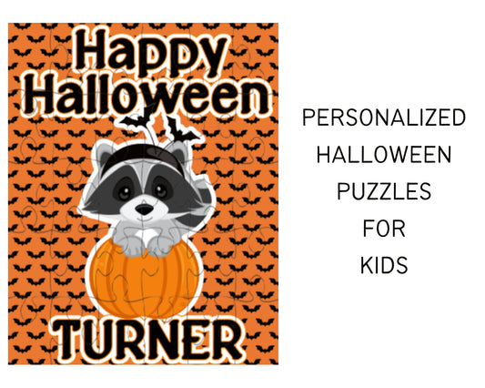 Halloween Puzzle Personalized