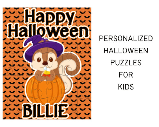 Halloween Puzzle Personalized