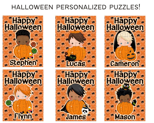 Halloween Puzzle Personalized