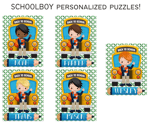 Personalized Back to School Puzzle for Kids