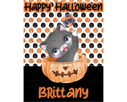 Halloween Puzzle Personalized