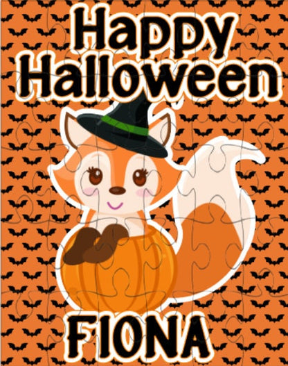 Halloween Puzzle Personalized