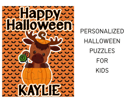 Halloween Puzzle Personalized