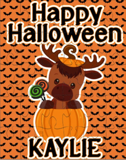 Halloween Puzzle Personalized