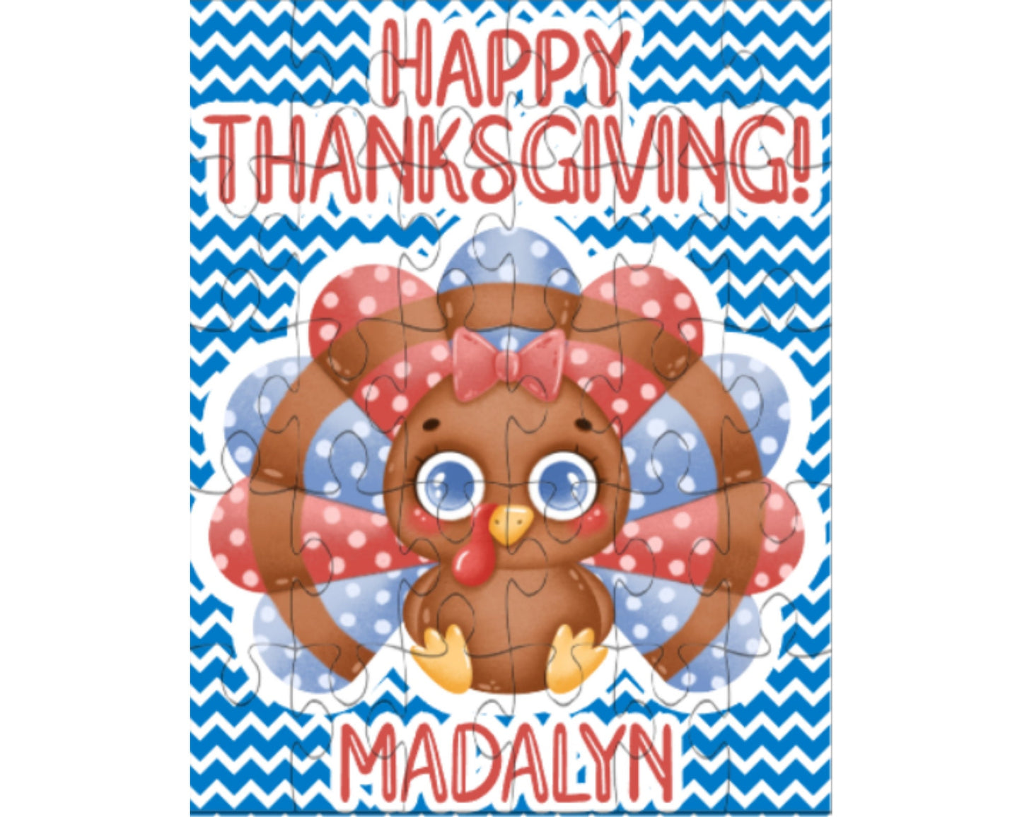 Thanksgiving Puzzle - Personalized