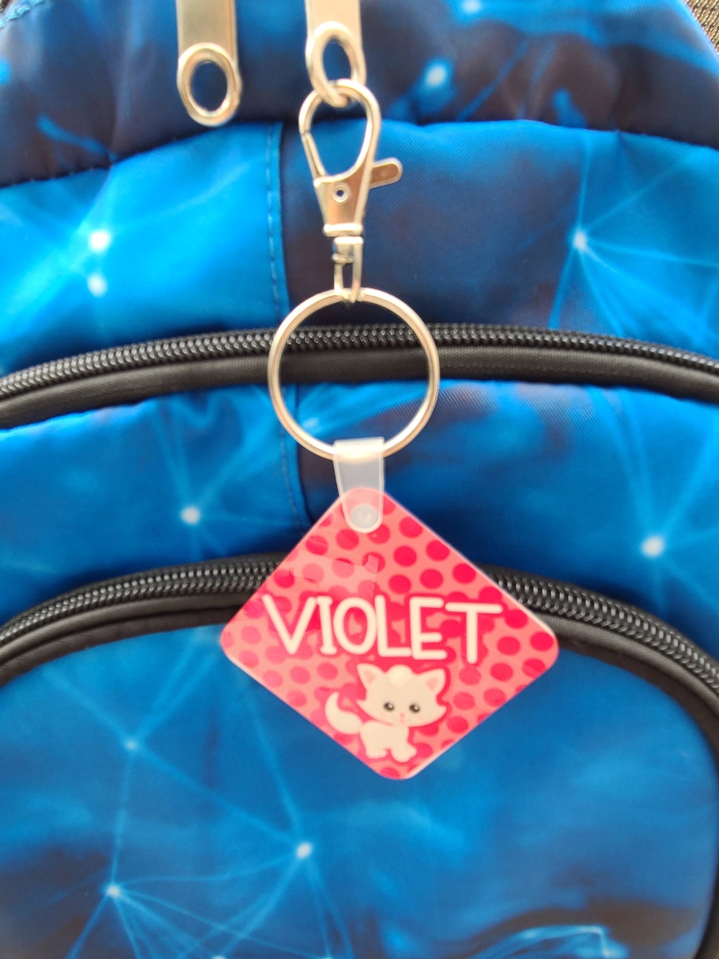 Kitten Bag Tag Personalized