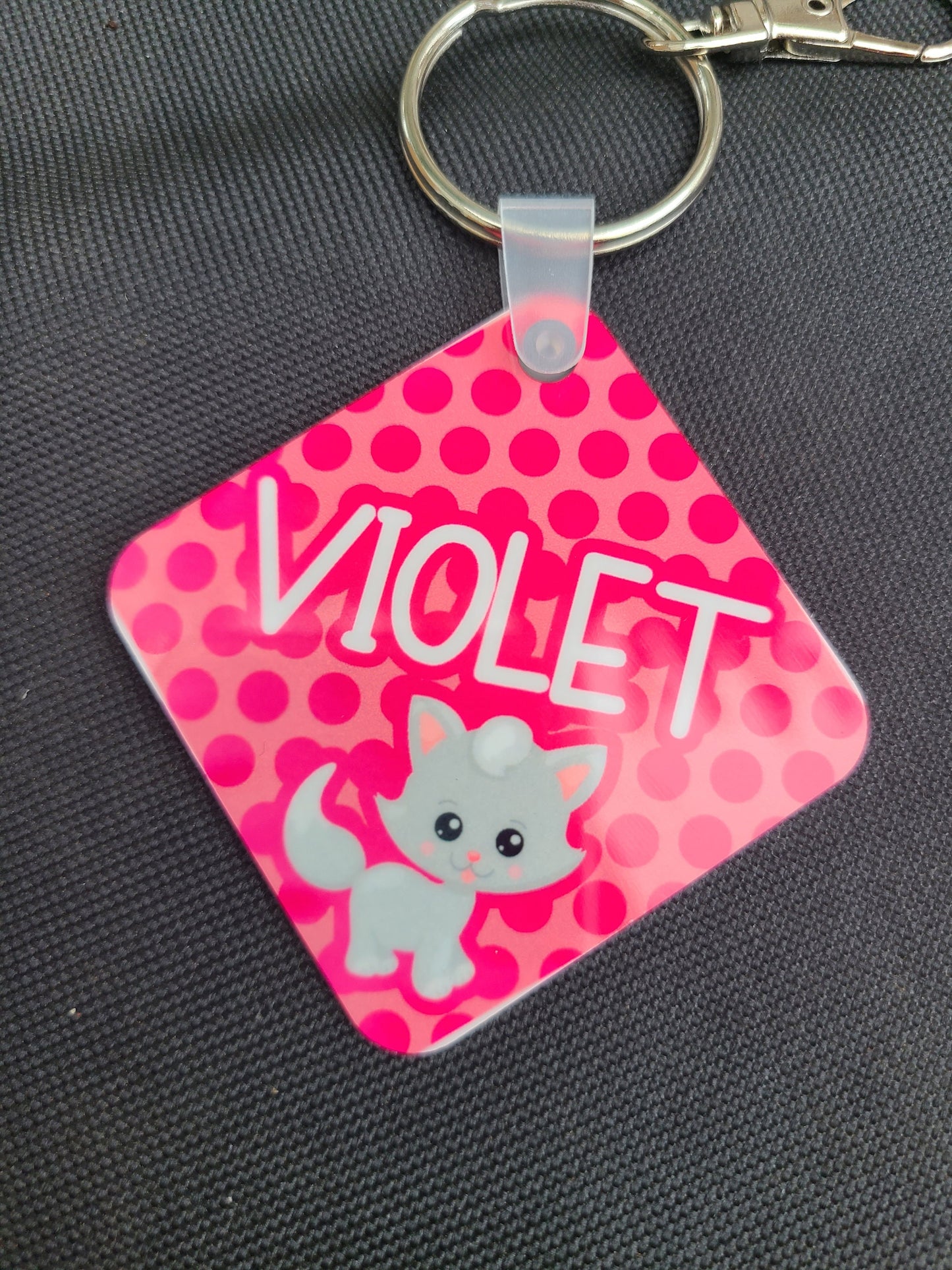 Kitten Bag Tag Personalized