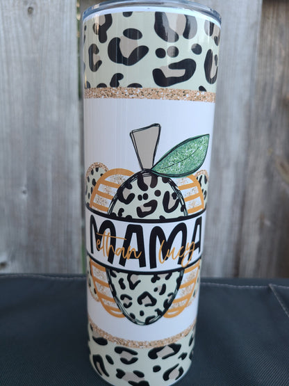 MAMA Pumpkin Skinny Tumbler