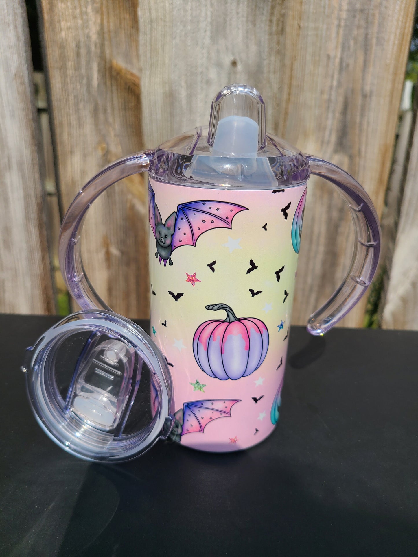 Halloween Sippy Cup with Bonus Lid