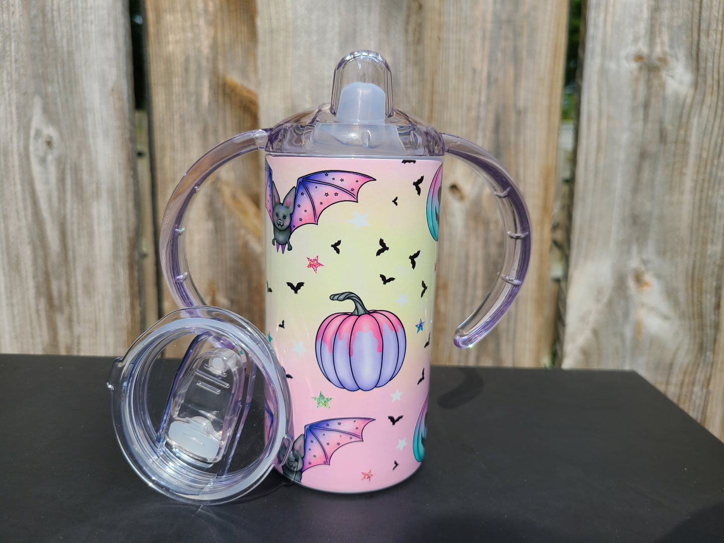 Halloween Sippy Cup with Bonus Lid