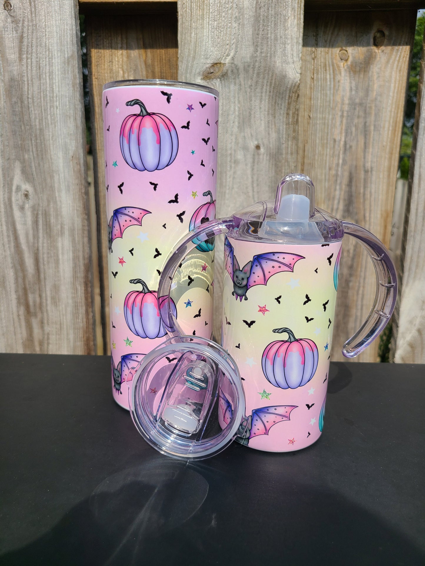 Halloween Sippy Cup with Bonus Lid