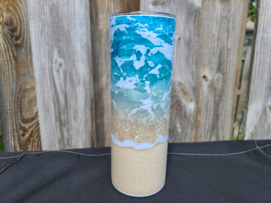 Beach Wave 20 oz Skinny Tumbler