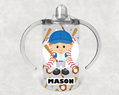 Baseball Sippy Cup - Personalized