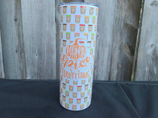 Pumpkin Spice Everything Skinny Tumbler