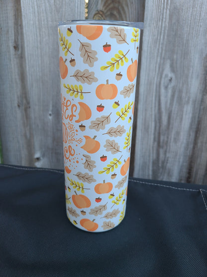 Hoodies and Pumpkin Spice Skinny Tumbler