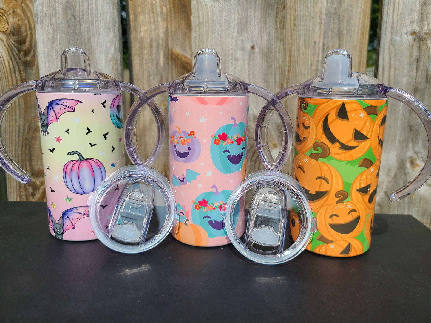 Halloween Sippy Cup with Bonus Lid