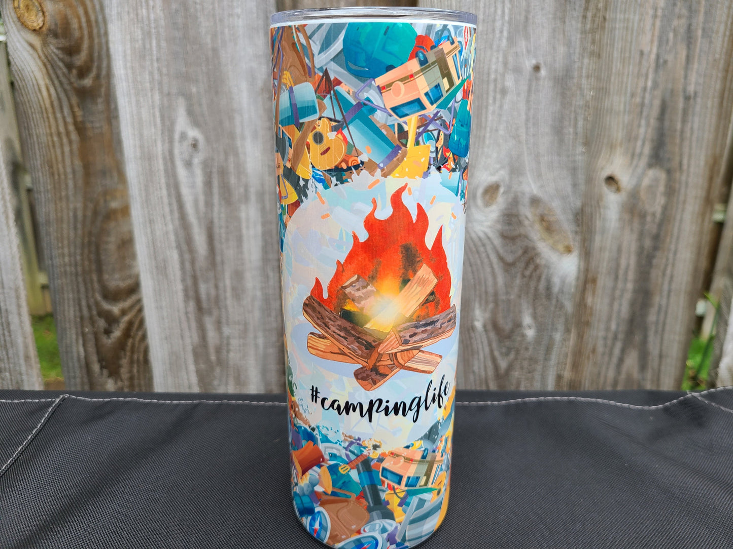 Camping Life 20 oz Skinny Tumbler