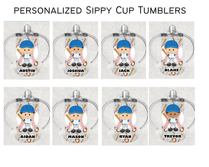 Baseball Sippy Cup - Personalized