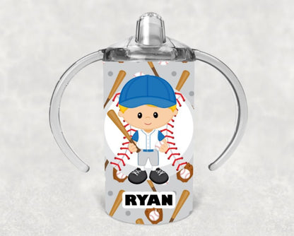 Baseball Sippy Cup - Personalized