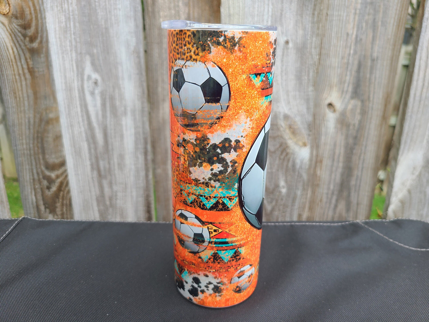 Soccer 20 oz Skinny Tumbler