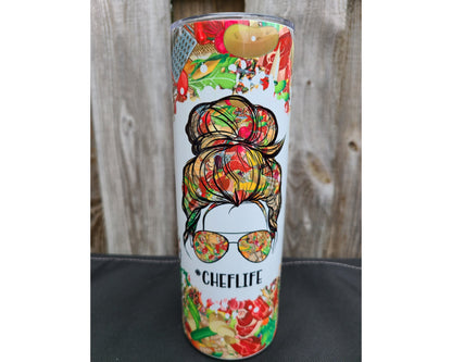 Chef Life 20 oz Skinny Tumbler