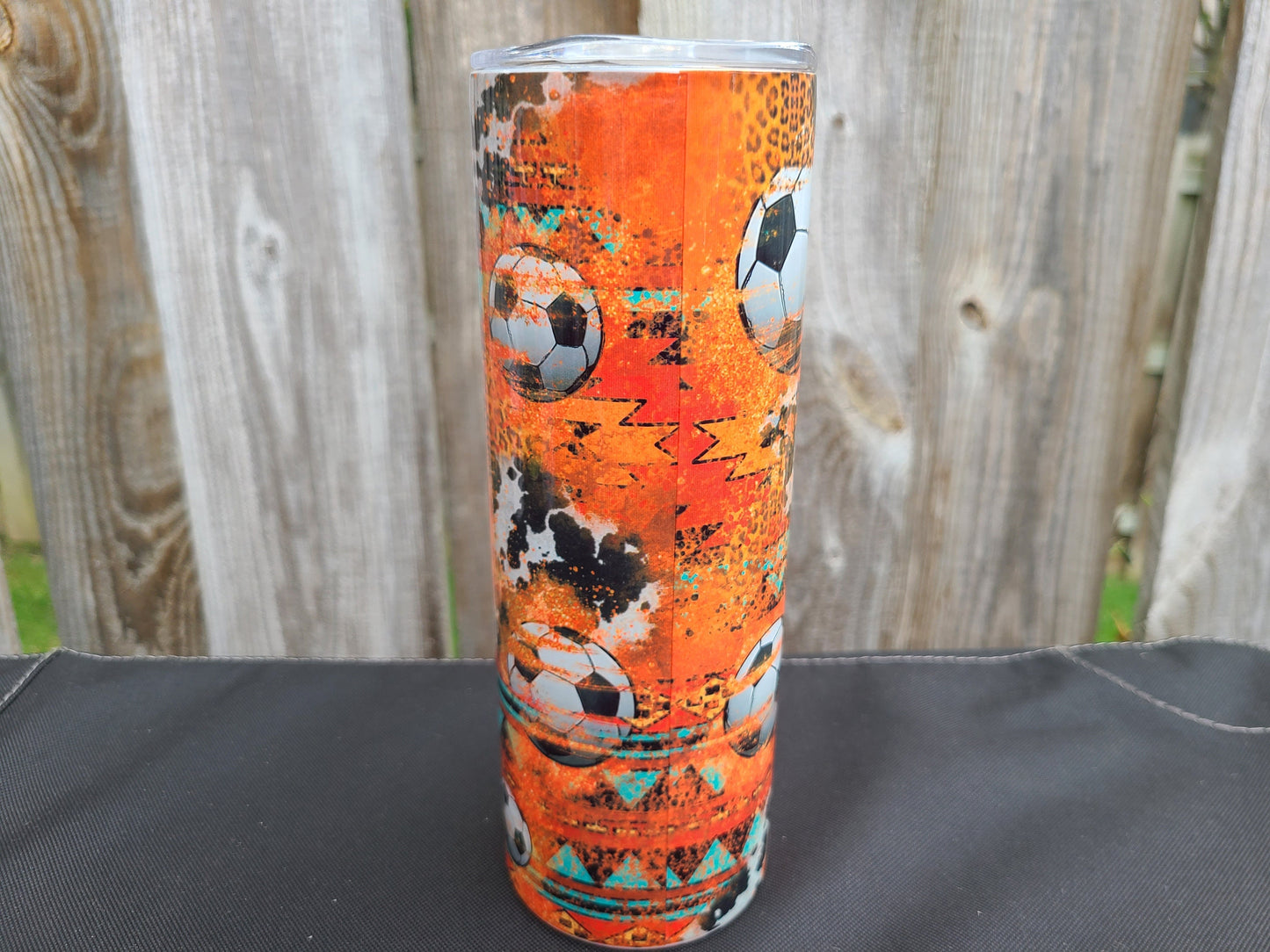 Soccer 20 oz Skinny Tumbler