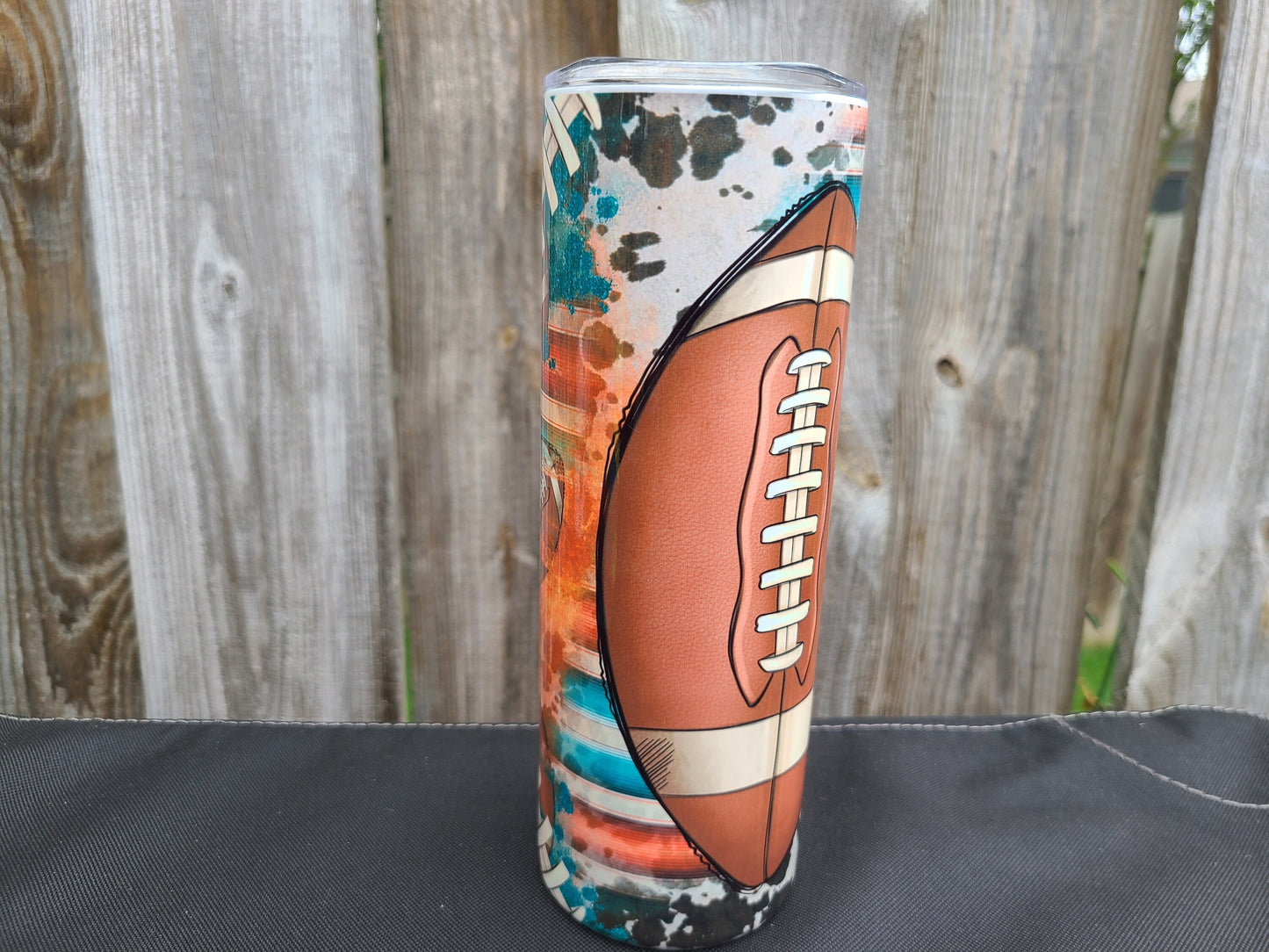 Football Skinny Tumbler