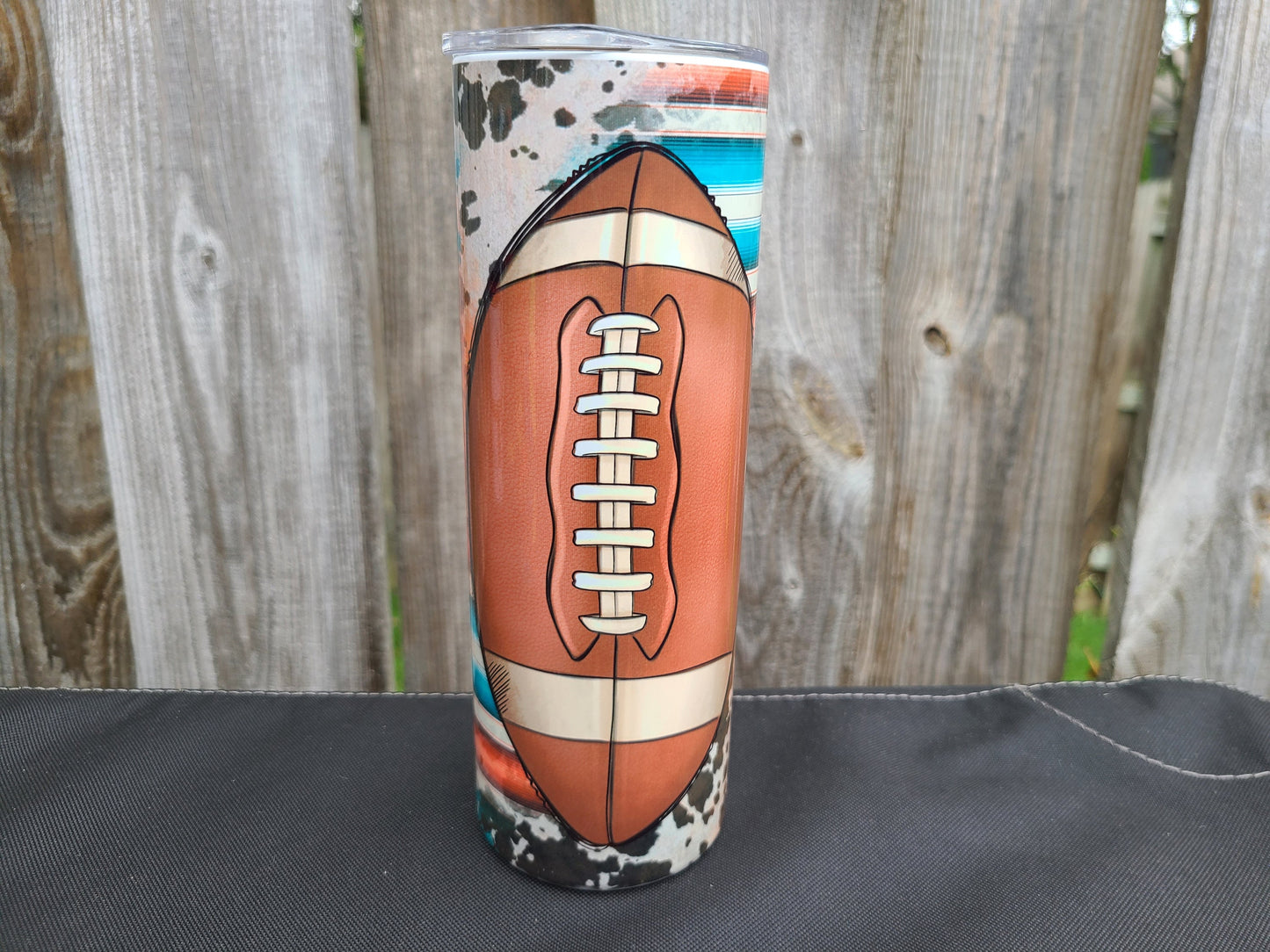 Football Skinny Tumbler