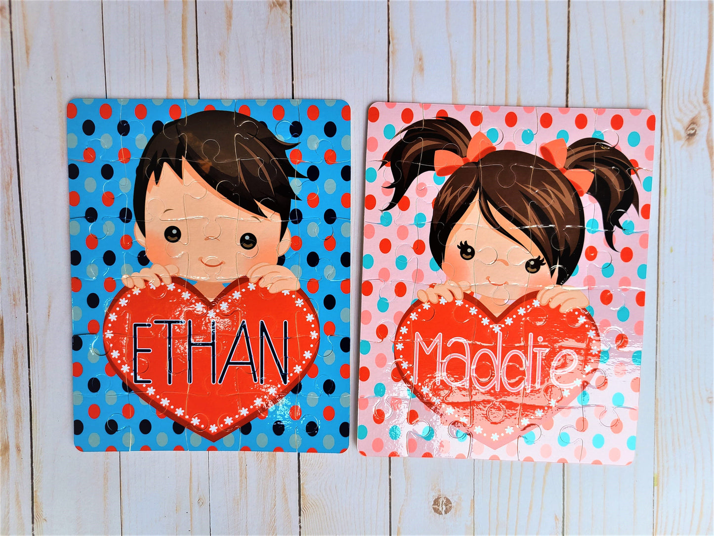 Heart Puzzle Personalized - Great for Valentine's Day!