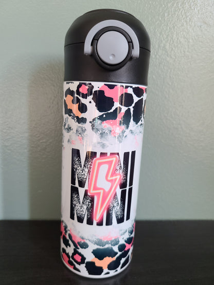 Mini Leopard Print Water Bottle