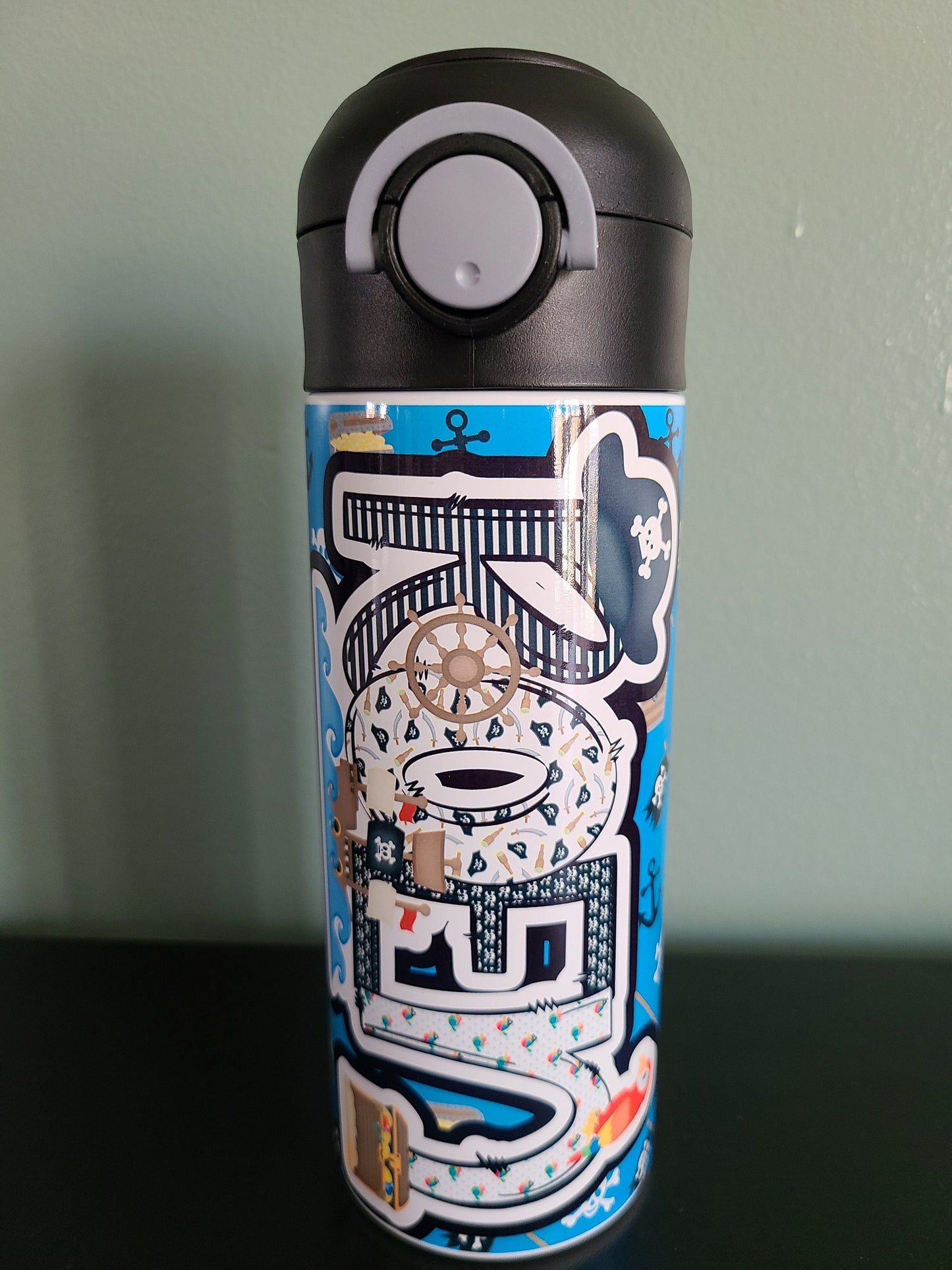 Pirate Personalized Water Bottle