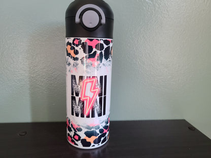 Mini Leopard Print Water Bottle